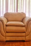 Poltrona, sofa de pele