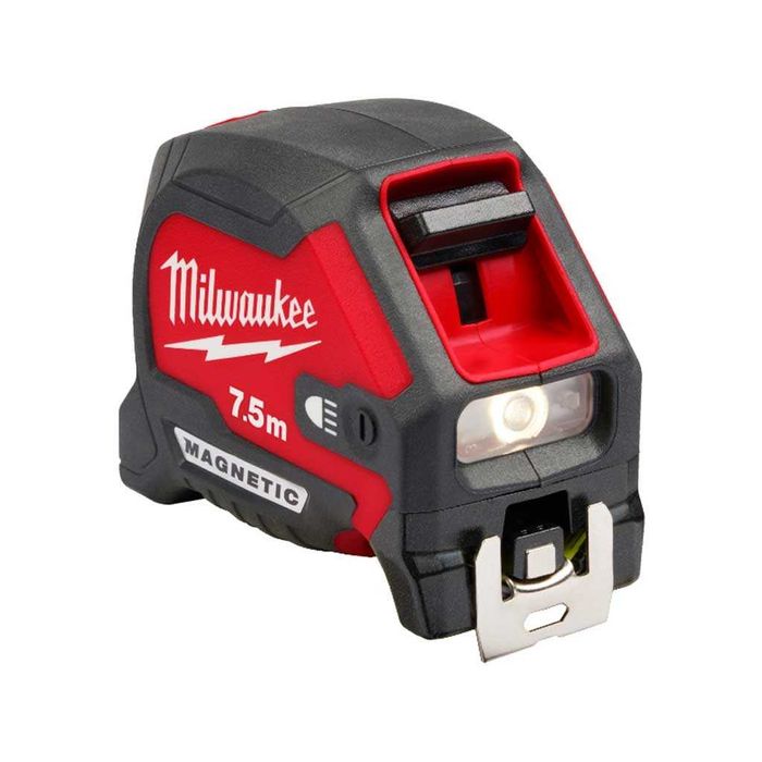 Рулетка метрична Milwaukee з LED підсвіткою