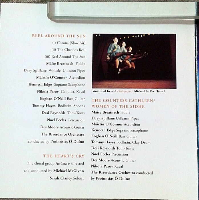 CD Riverdance. Bill Whelan. Irish Music From the Show.