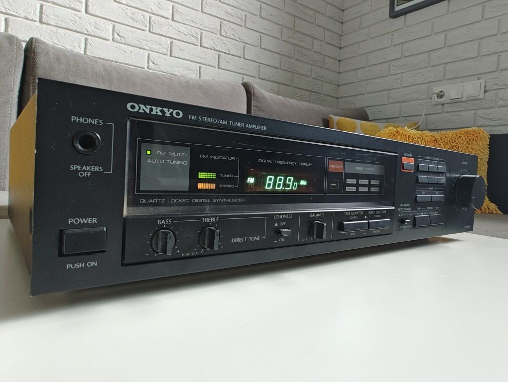 ONKYO TX-100, amplituner stereo HI-FI. Japonia. Stan idealny.