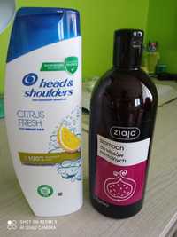 Szampon head&shoulders cytrynowy + szampon Ziaja figowy