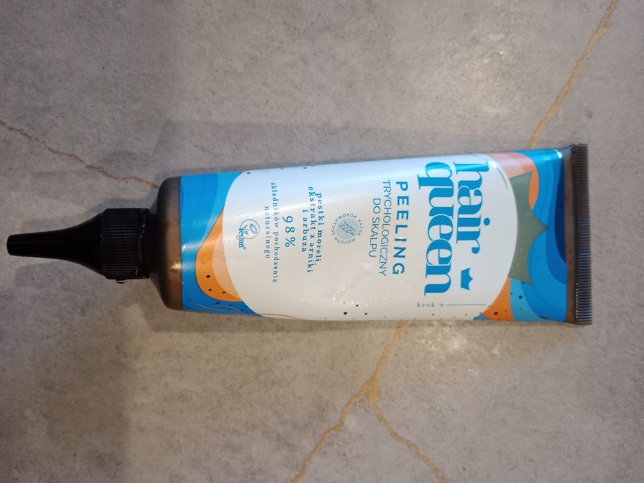 Peeling trychologiczny na głowę do skalpu włosów 125 ml Hair Queen