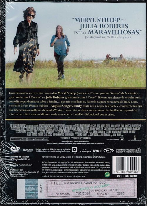 Filme em DVD: Um Quente Agosto - NOVO! SELADO!