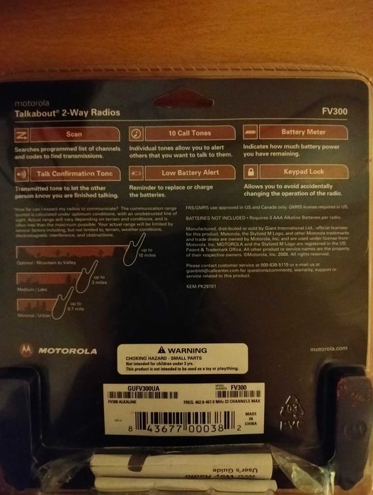 Walkie-Talkie MOTOROLA Evo300