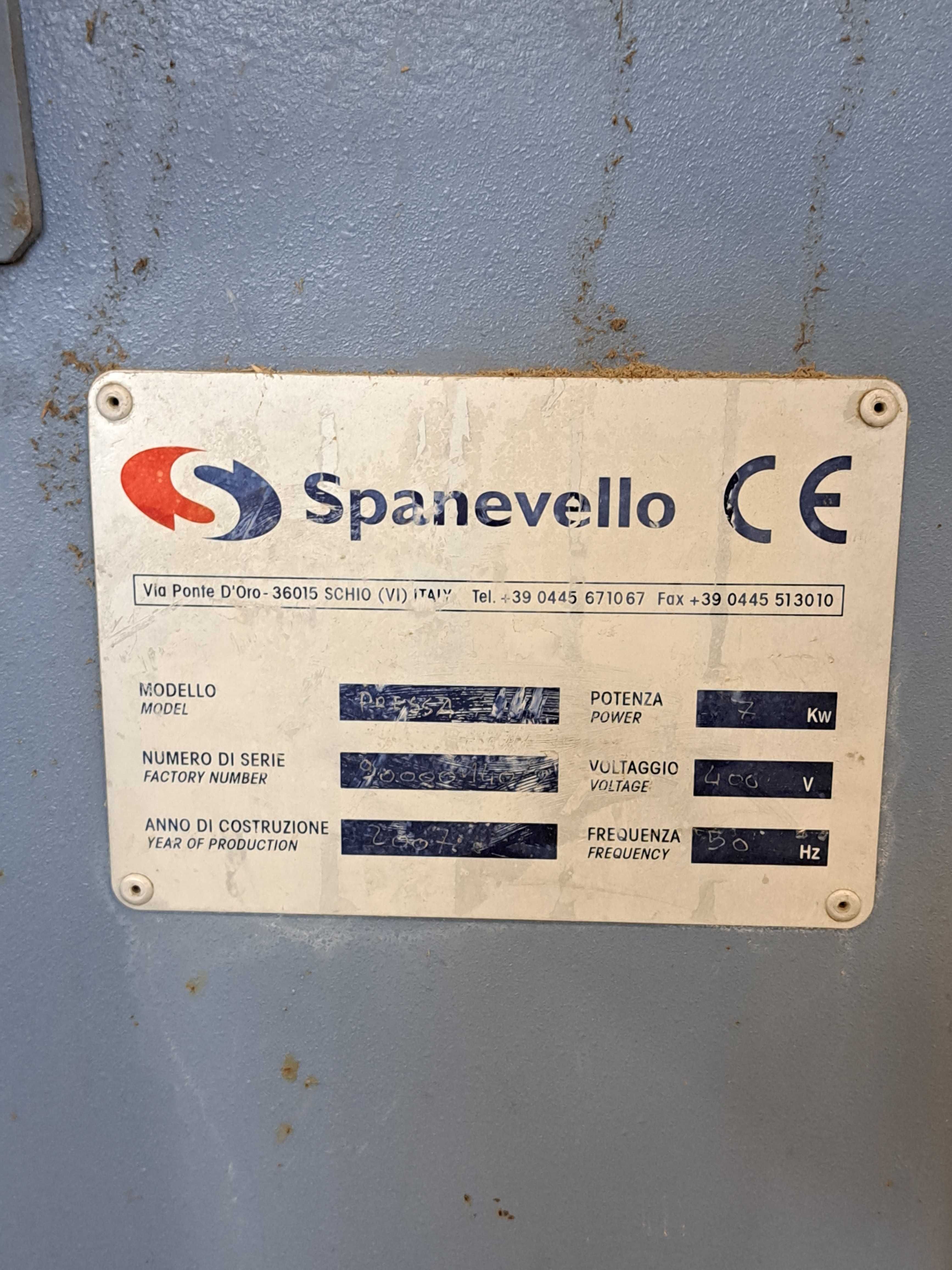 Spanevello ARROW - Linia do łączenia drewna na mikrowczepy
