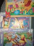 Kubuś Puchatek 4*puzzle maxi+klocki