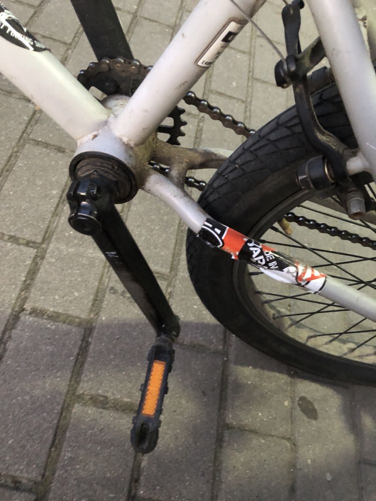 Rower BMX z hamulcami stan taki sobie