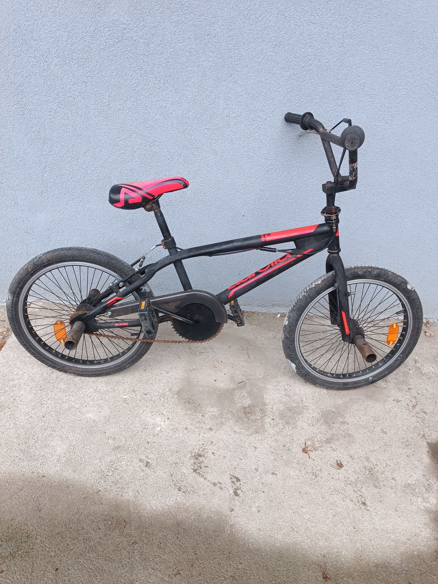 BMX Aurelia czarno czerwony