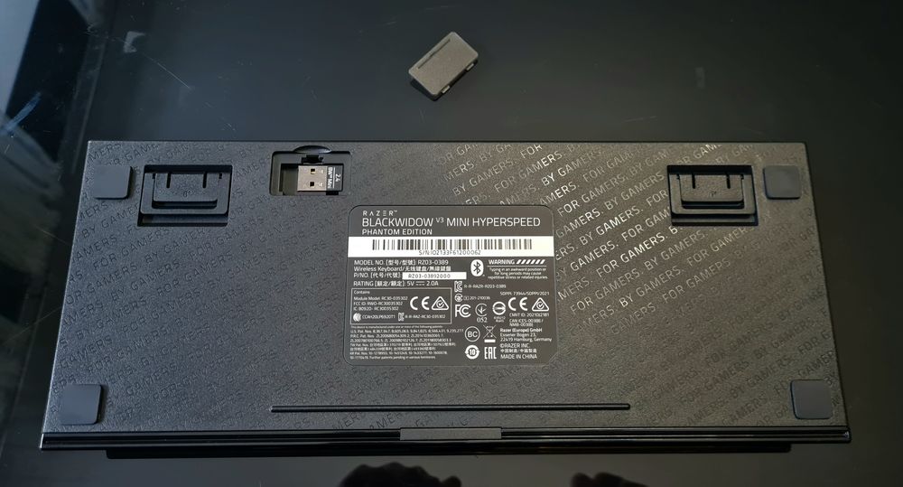 Клавиатура Razer Blackwidow V3 Mini Hyperspeed.  Phantom edition. 65%