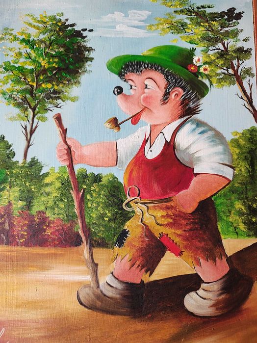 Obraz olejny motyw bajkowy