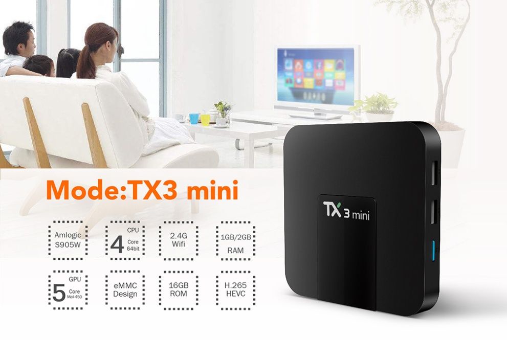 TANIX TX3 MINI 2GB/16GB Box muito Boa