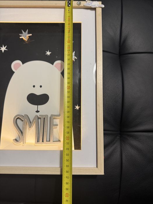 Obrazek dekoracyjny, podświetlany SMILE zakupiony w sklepie Home&you