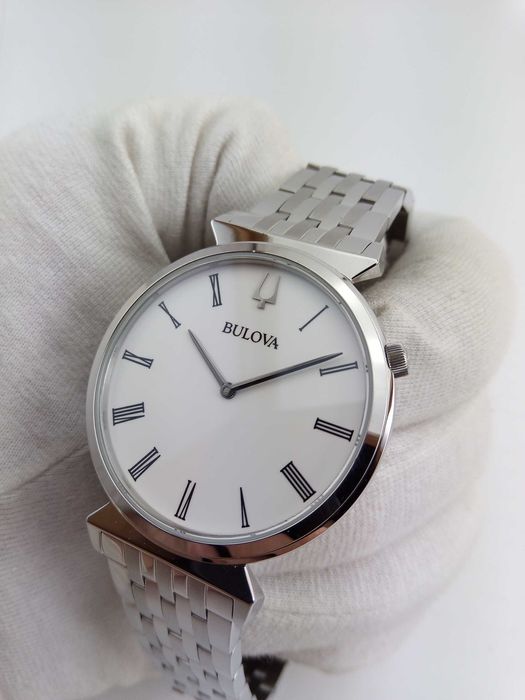 Супертонкие мужские часы BULOVA Regatta 96A232, сапфировое стекло