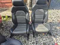 fotele skóra audi a4 b7 b6 monitorki w zaglowkach