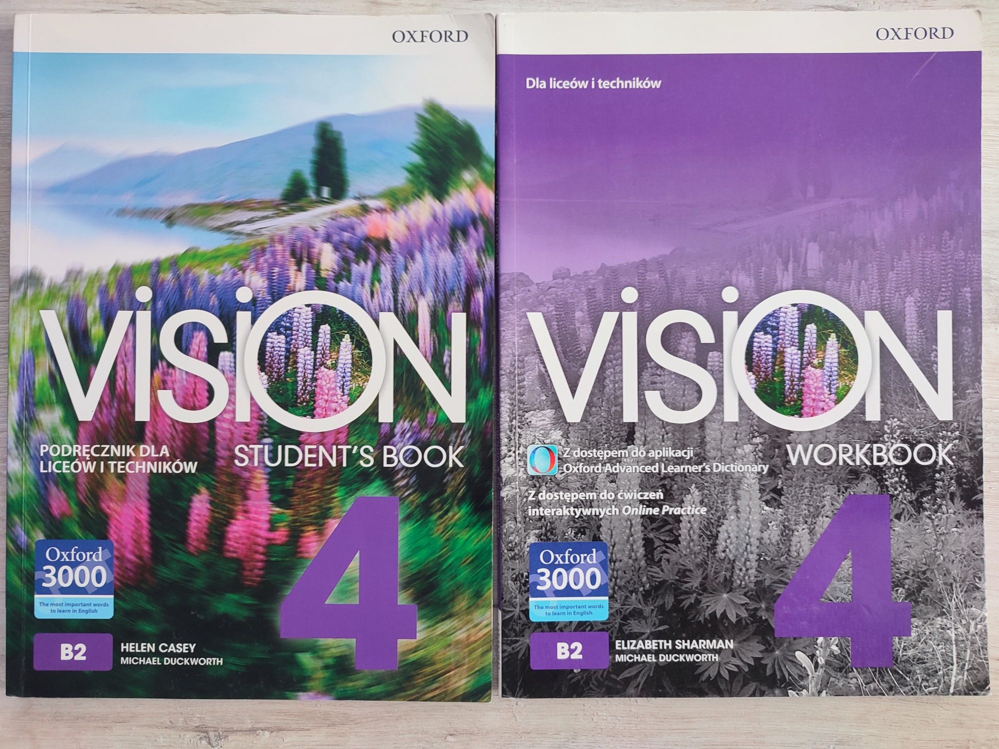 Vision 4 podręcznik i ćwiczenia szkoła ponadpodstawowa Oxford
