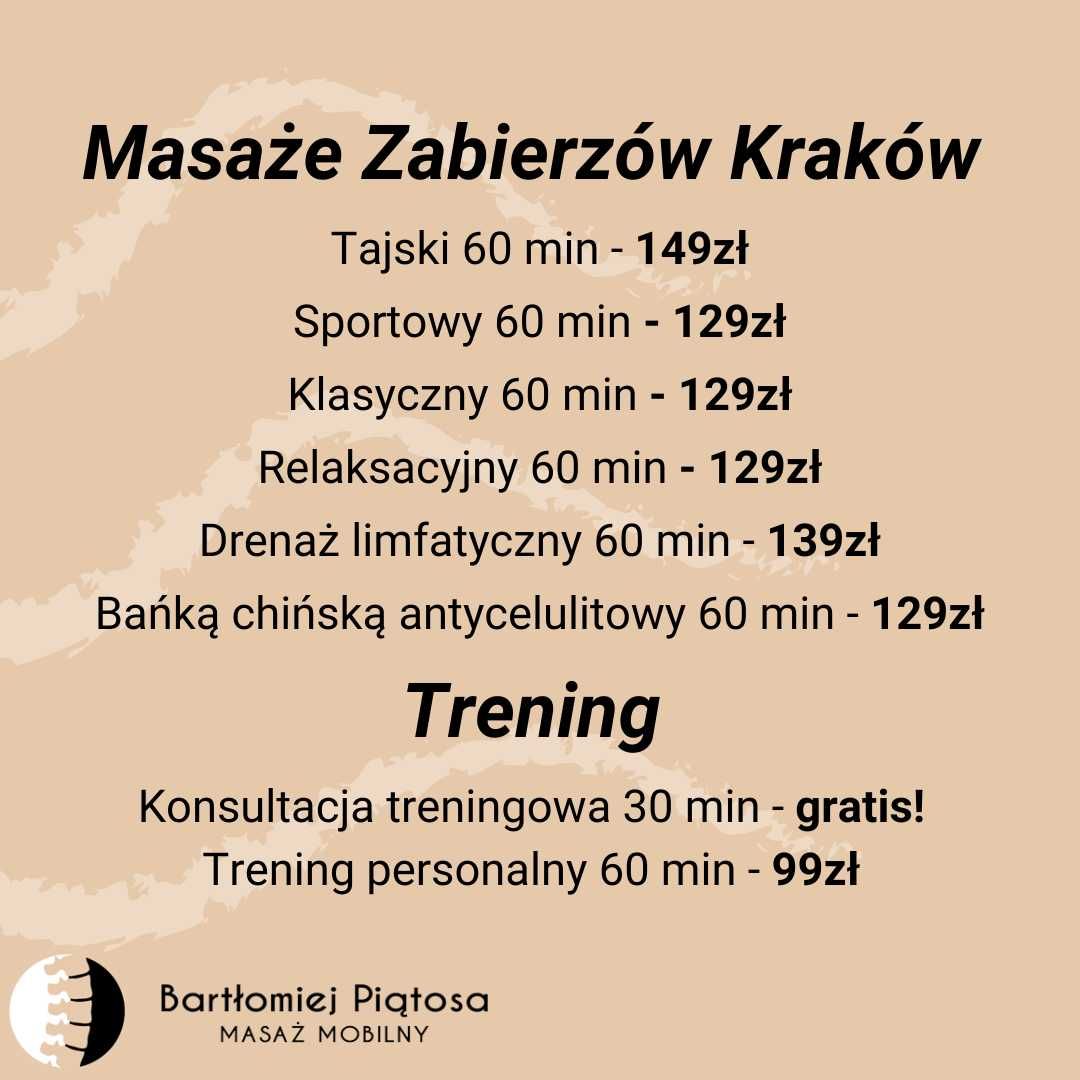 Chcesz poczuć ulgę? Masaż mobilny z dojazdem - Kraków i Zabierzów
