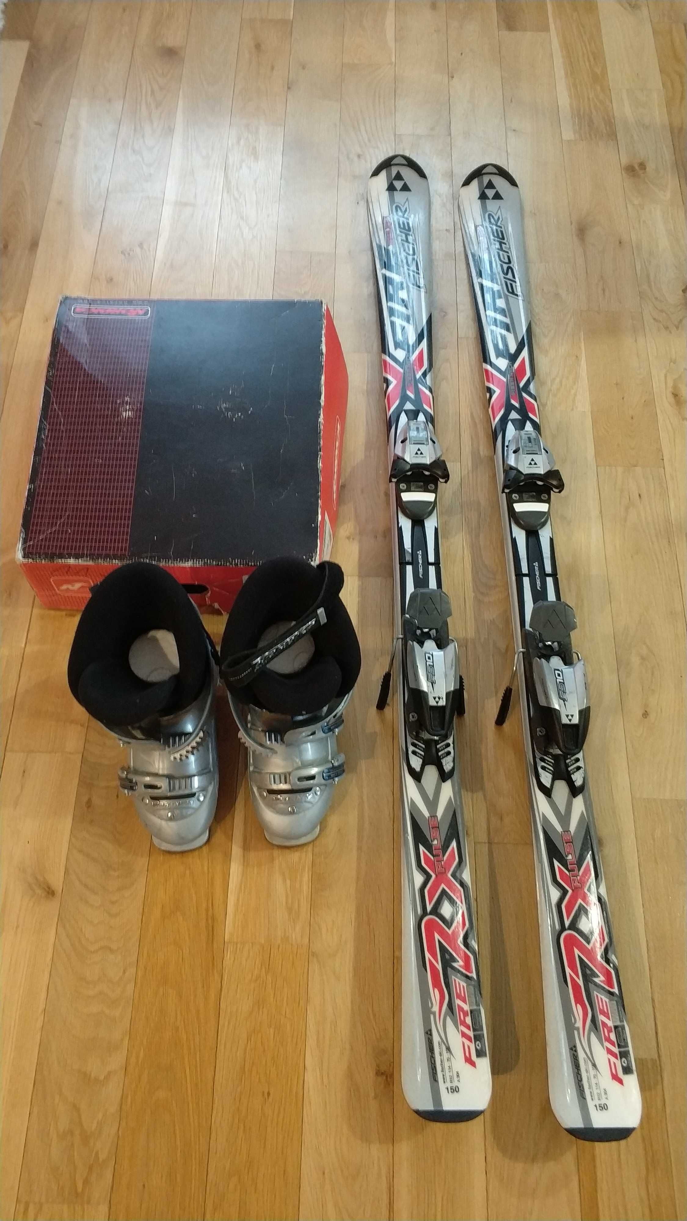 Narty Fischer RX fire pulse 150 + buty Nordica BXR 250-255