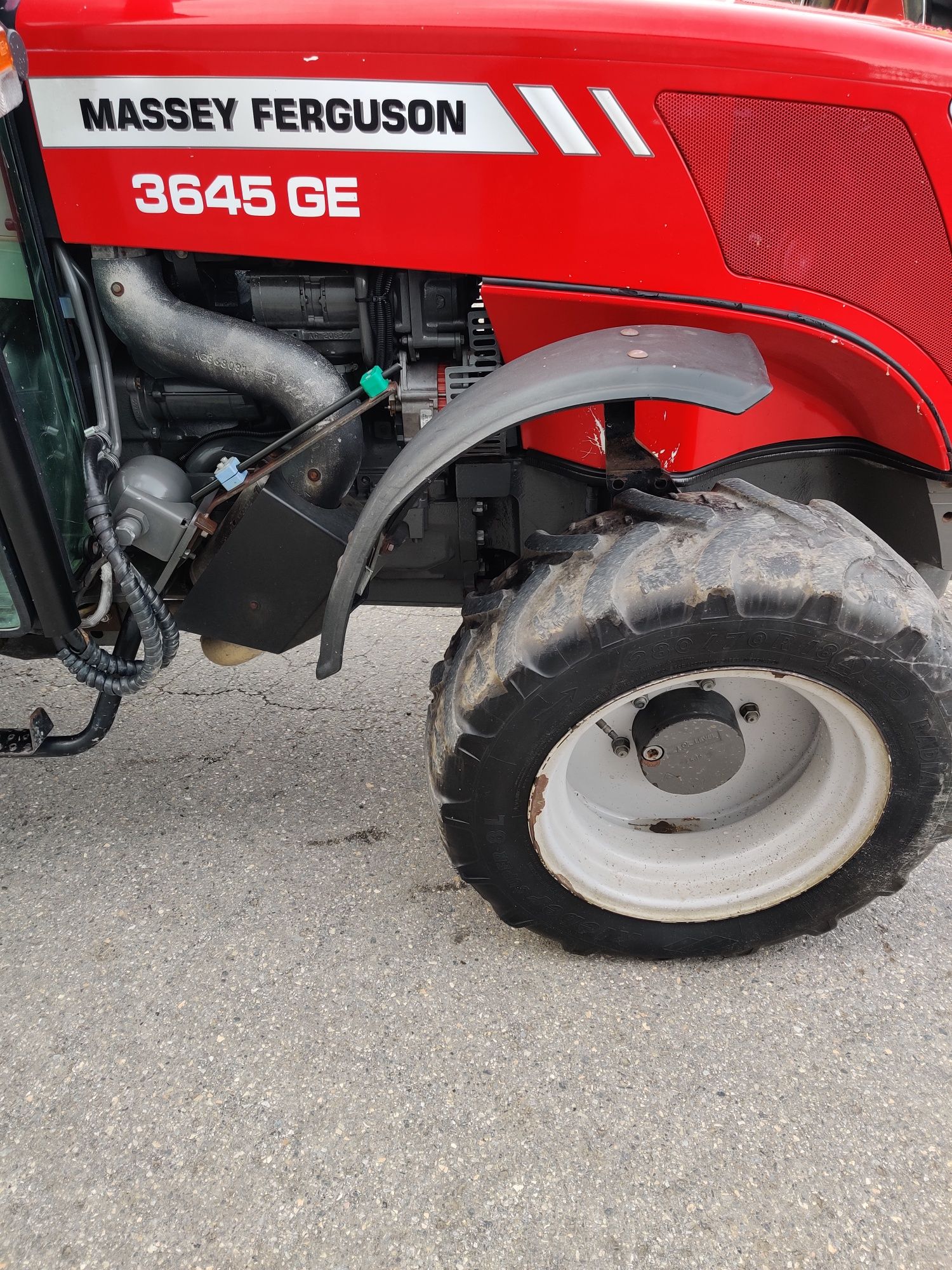 Massey Ferguson 3645 GE ciągnik sadowniczy komunalny Zamiana