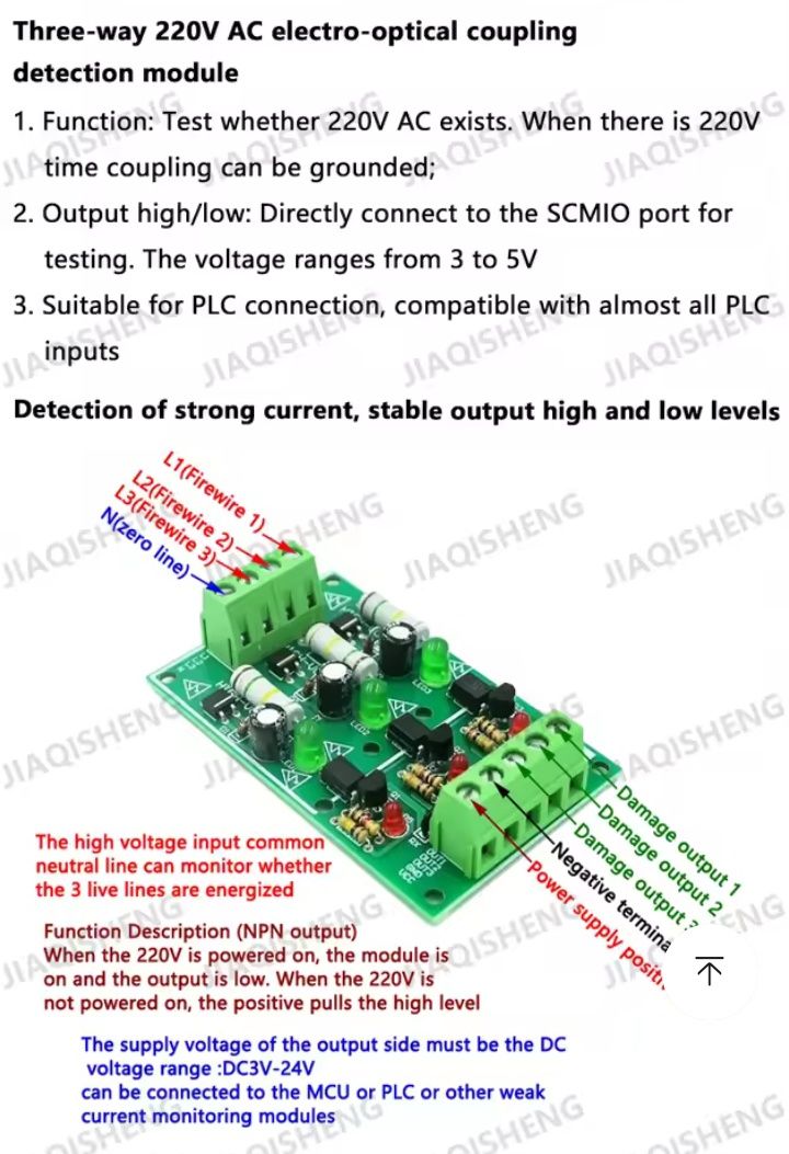 Konwerter poziomów napięć 230V - 3,3/5 V Arduino ESP32