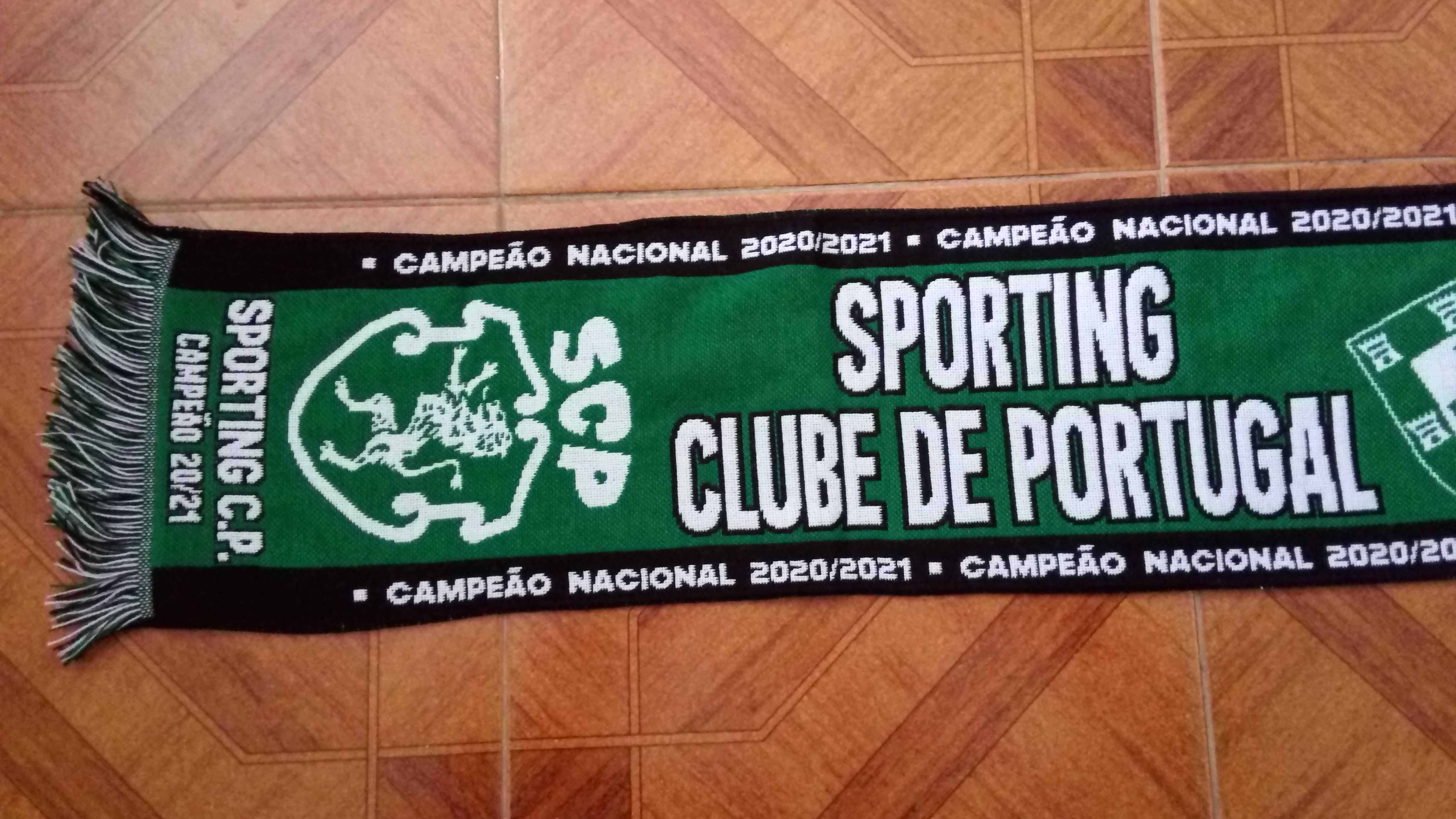 Cachecol Sporting Clube de Portugal - Campeão nacional época 2020/2021