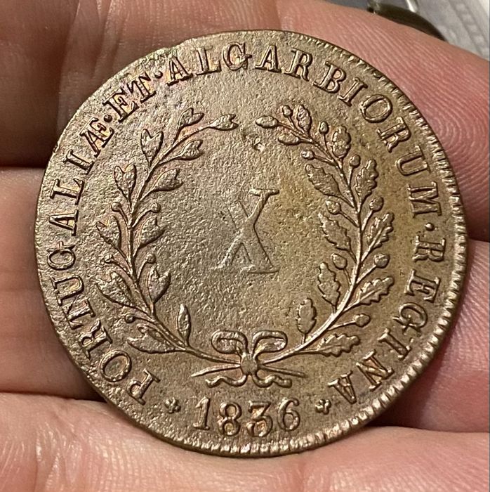 Moeda X Reis D MARIA II - 1836