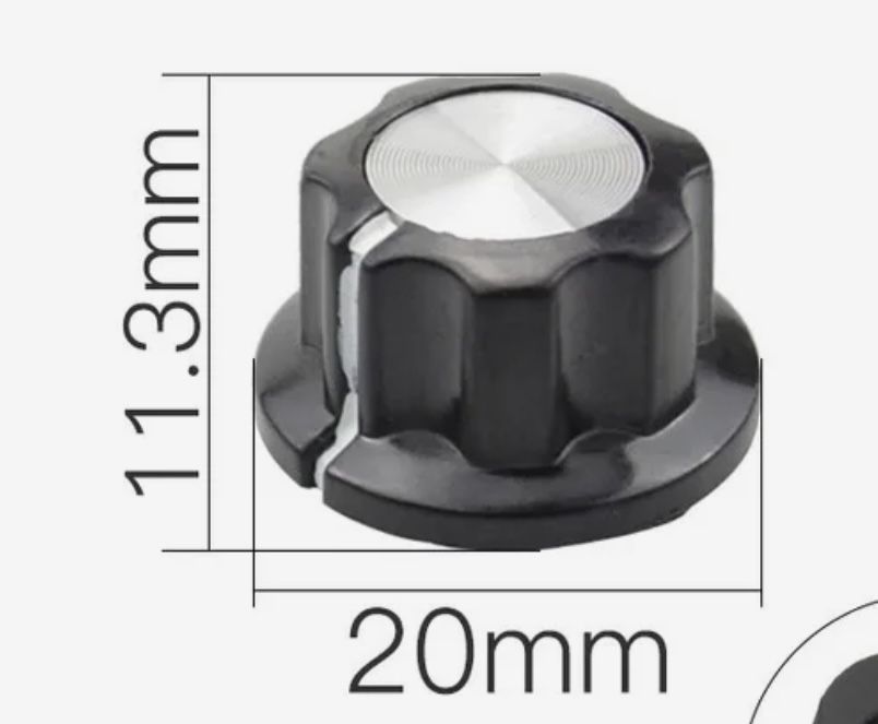 Ручки потенціометрів крутилки