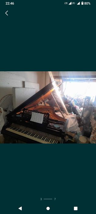 Рояль. Кабинетный рояль, фабрика Bösendorfer. Конец 19-го века.