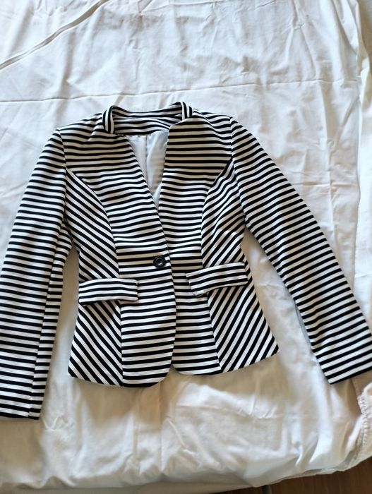 Blazer senhora às riscas