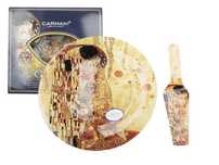 Talerz deserowy z łopatką - G. Klimt, Pocałunek śr.30cm