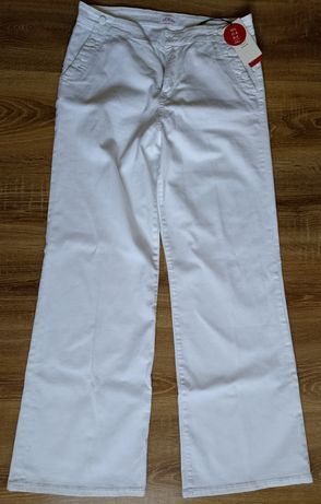 Damskie białe spodnie jeansowe S.Oliver - NOWE!