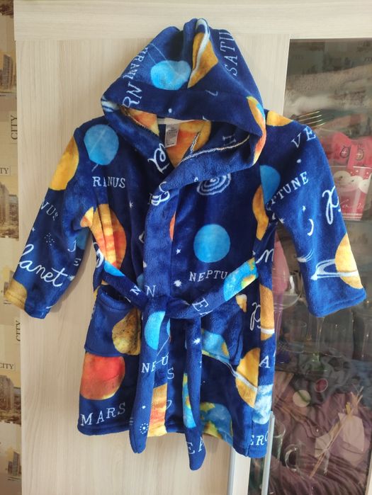 Халат-комбинезон-толстовка диснеевский флисовый унисекс