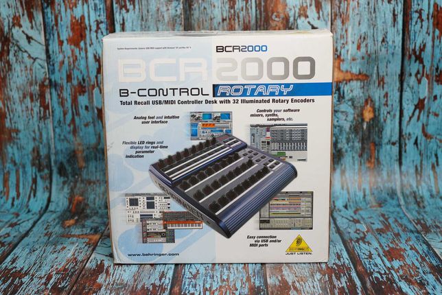 Behringer BCR2000 kontroler z 24 kontrolerami obrotowymi, jak nowy