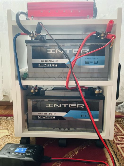 Комплект аккумуляторы + инвертор  (зарядная станция 2,6 кВт)