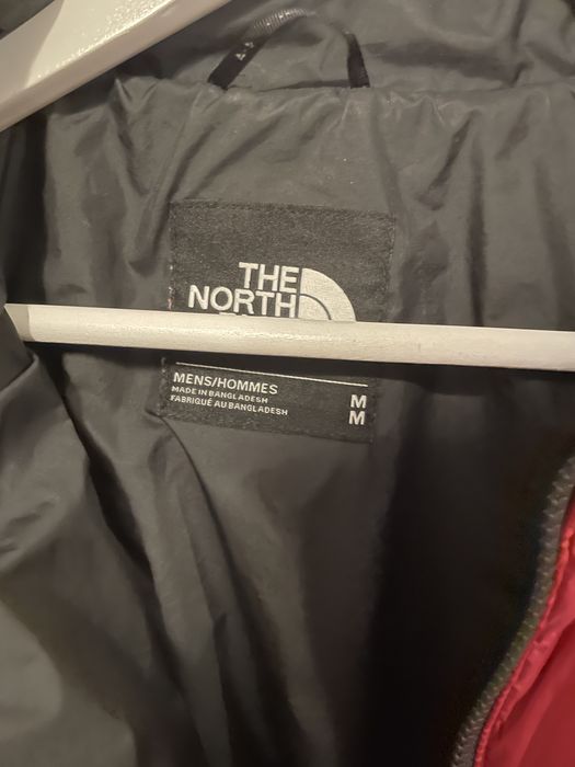 Kurtka North Face puch gęsi