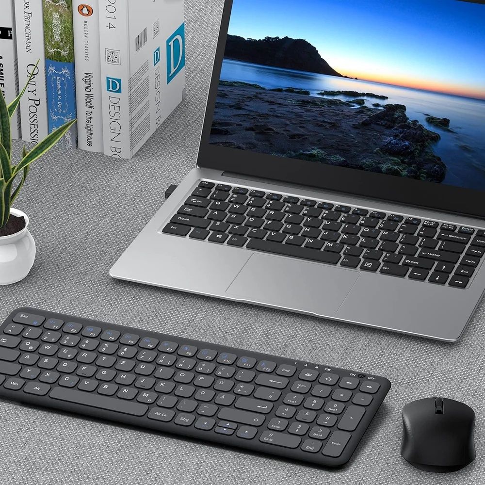 Klawiatura Bezprzewodowa Omoton WK003 Do Windows 11/10/8/7/PC