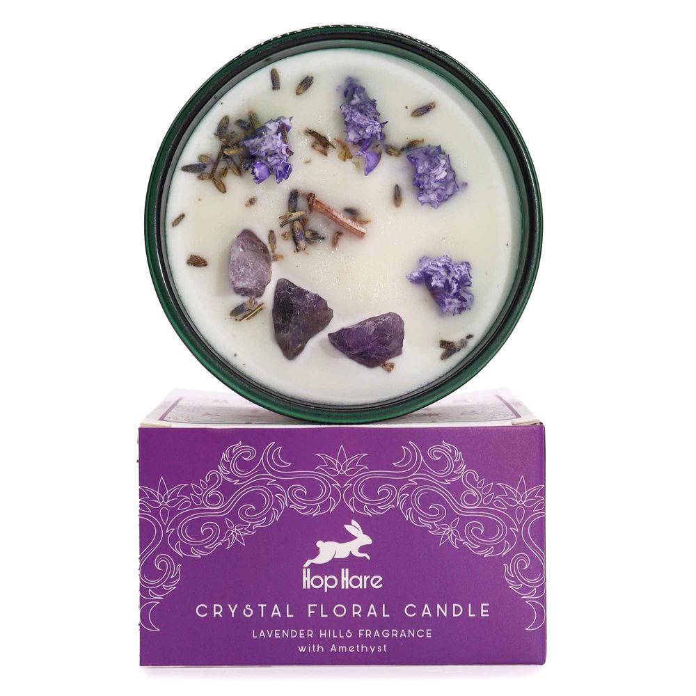 Velas Mágicas Hop Hare com Gemas e Flores