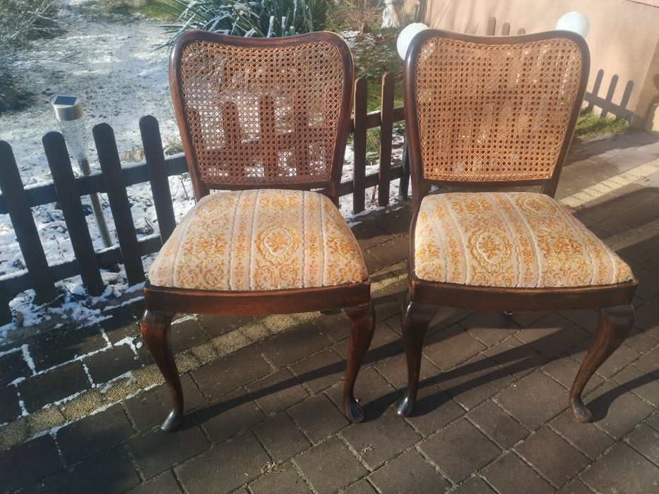 Krzesło Ludwik rafia plecionka wiedeńska krzesła Ludwik vintage