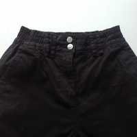 Bershka spodnie bojówki czarne 32