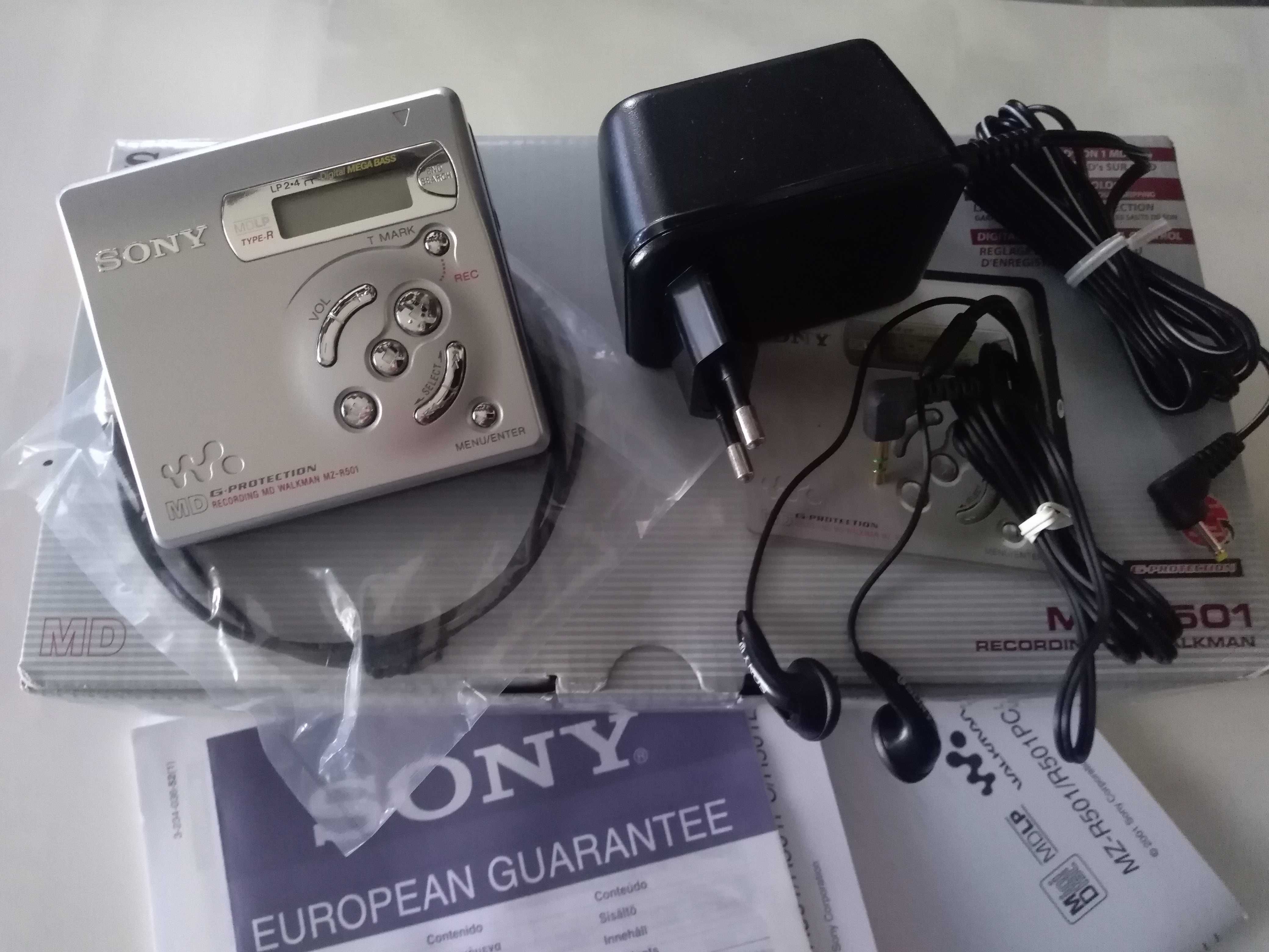 Minidisc Sony MZ-R501 Excelente! Como NOVO!