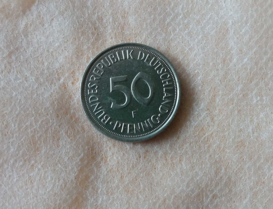 Moneta 50fenigów Niemcy 1993