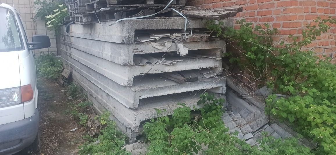 Панелі перекриття 6 х 1,2 м