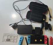 Nintendo switch OLED + akcesoria + gra Pokémon Sword