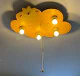 Dziecięca lampa sufitowa plafon chmurka, słoneczko, gwiazdki LED