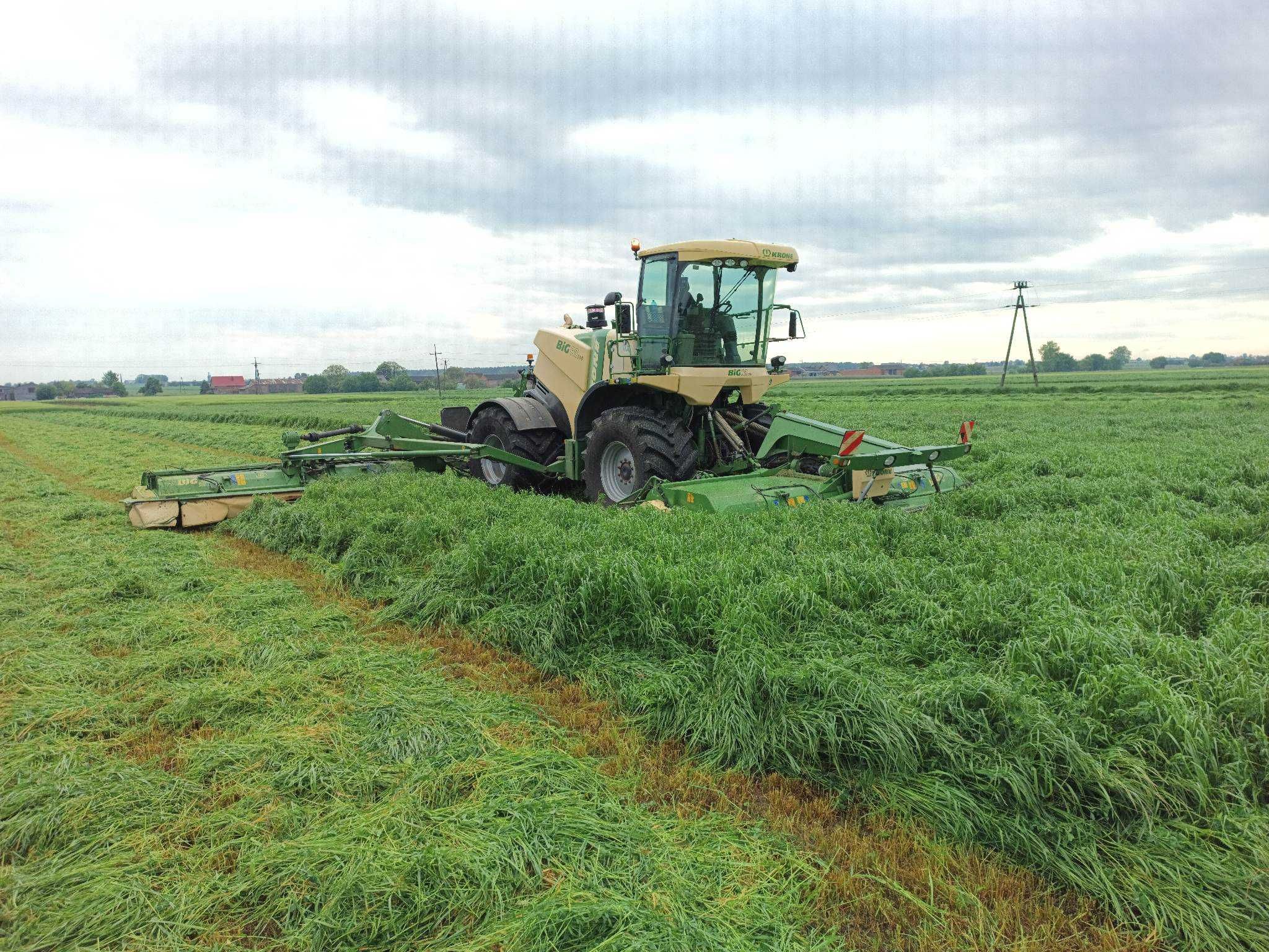 Usługi rolnicze - koszenie traw balotowanie słomy siana sianokiszonki