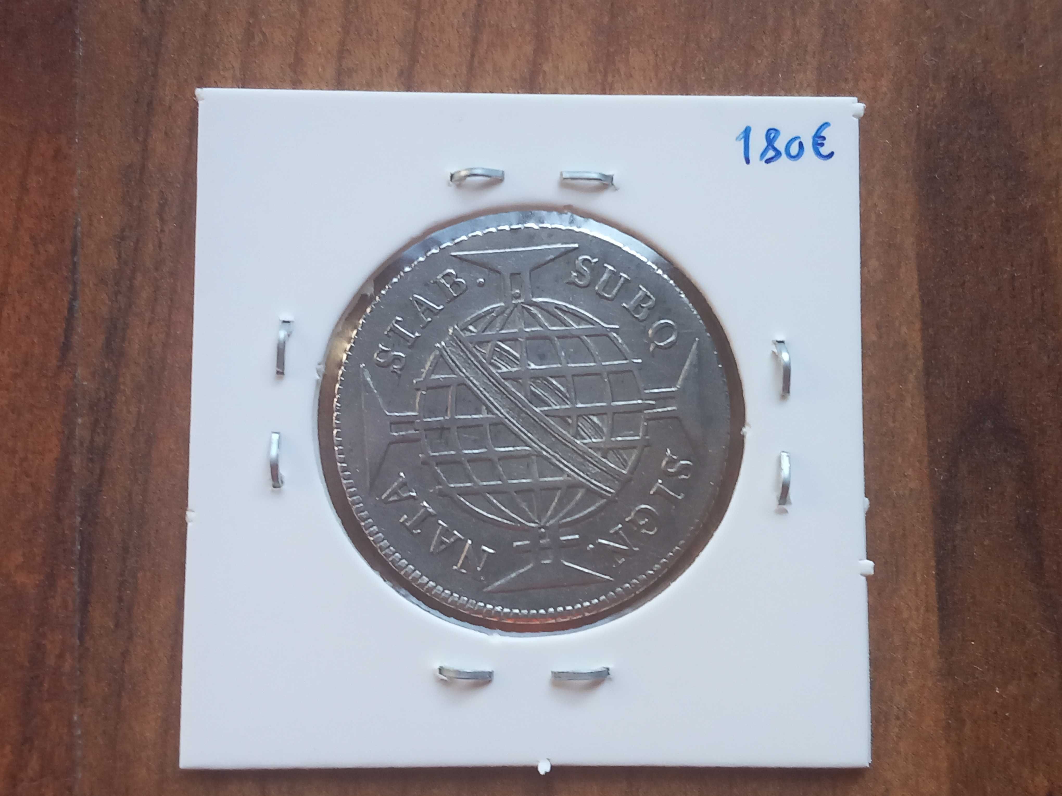 Moeda 320 Reis 1780 D. Maria I/D. Pedro III Brasil