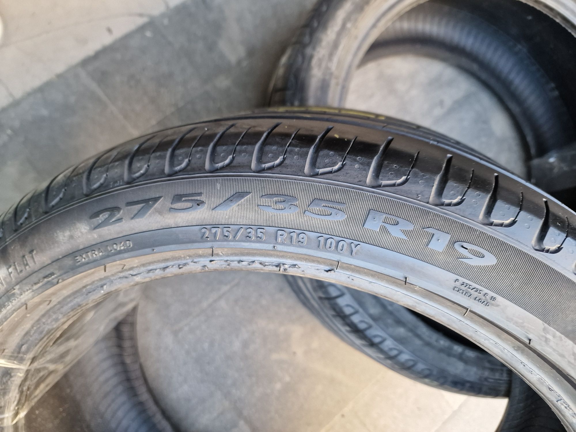 Летняя резина 245/40 R19 275/35 R19 Pirelli p7 Runflat