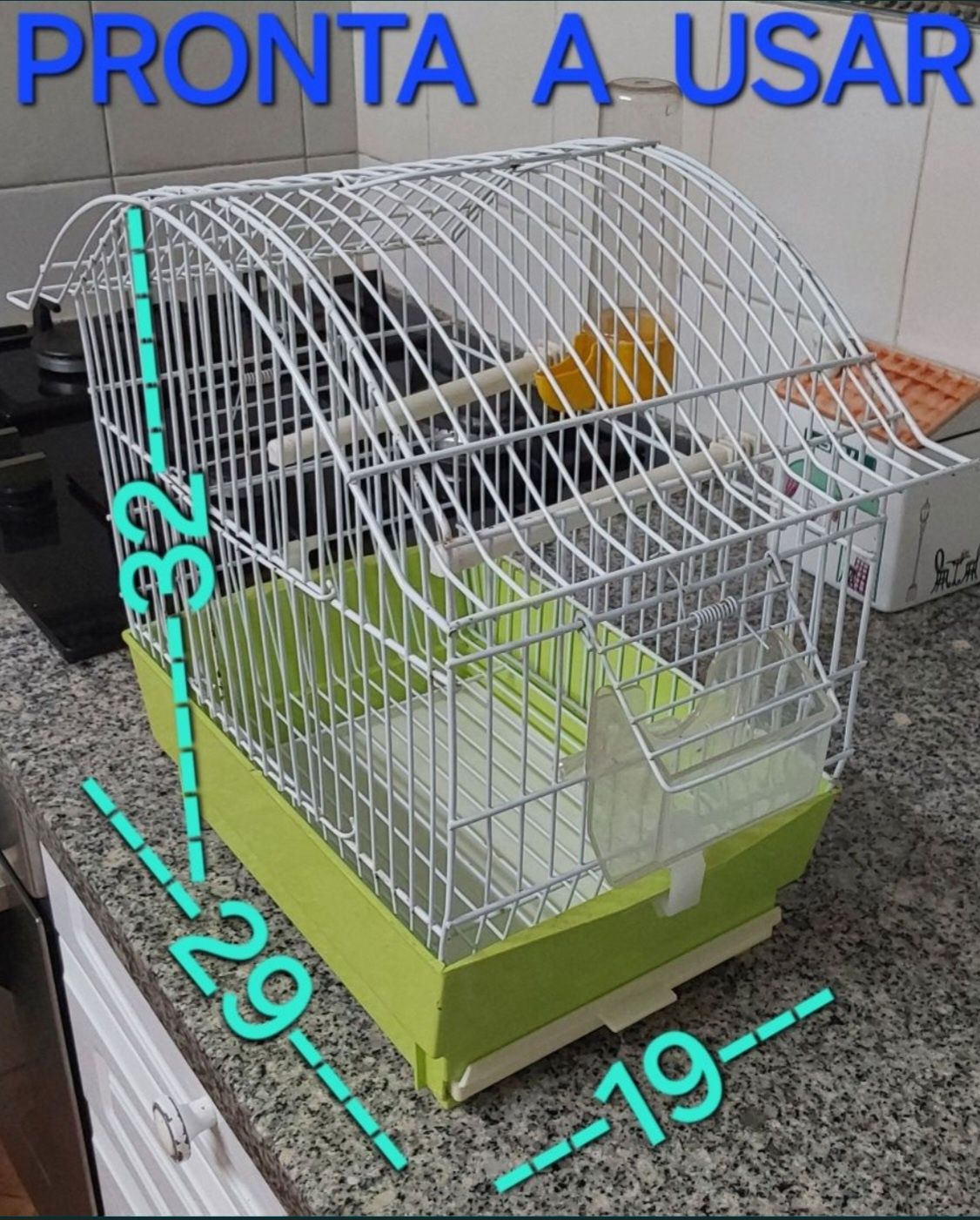 GAIOLA PARA AVES PEQUENO PORTE.Casa,Varanda,Quarto,Cozinha,Terraço.