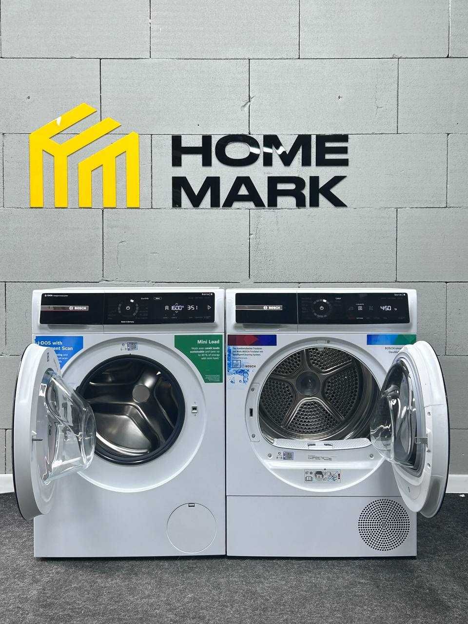 пральна + сушильна машини Bosch 8 serie  WQB245CESN + WGB256AESN