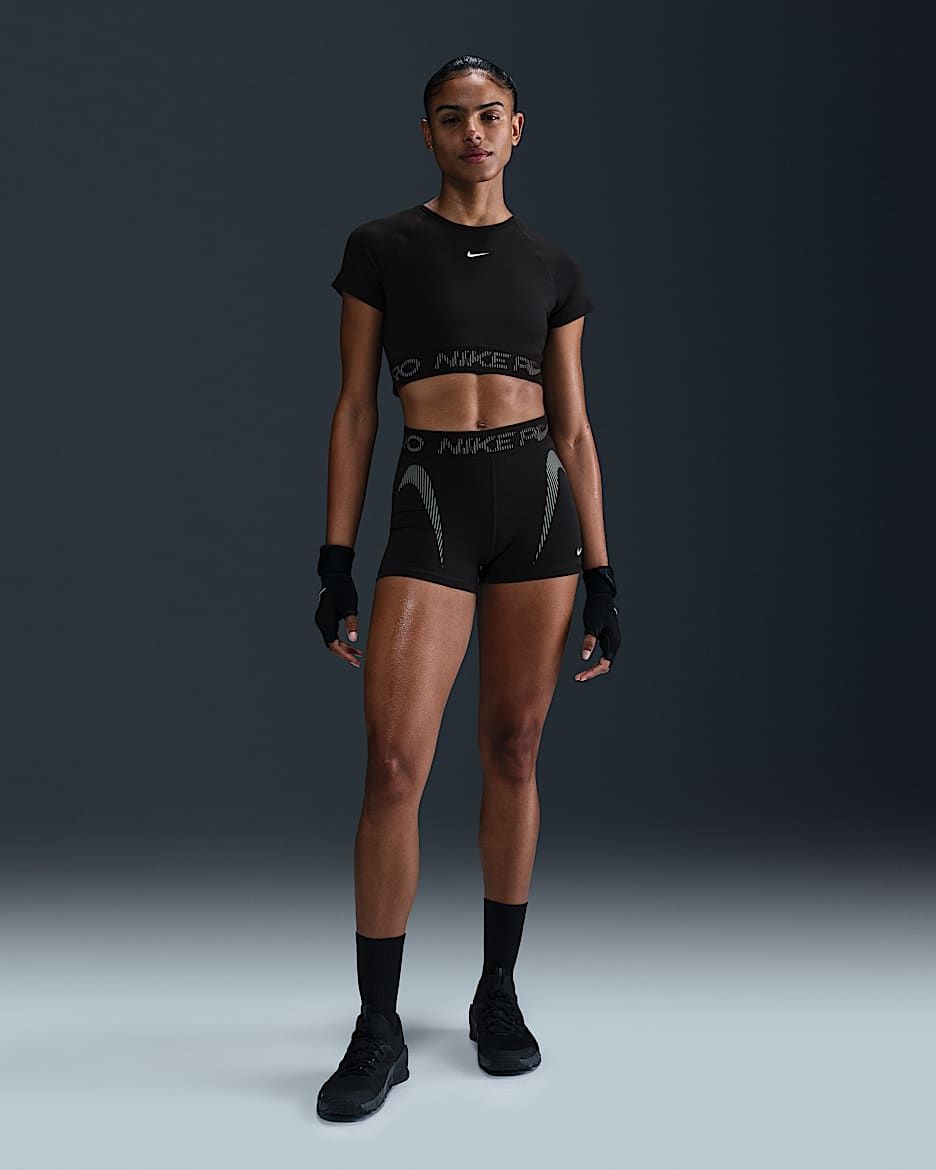 Оригінальні жіночі шорти Nike Pro Mid-Rise 3" Graphic Biker Short