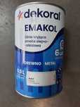 Dekoral emalia drewno, metal biały połysk 0,9 L.- 6 szt.